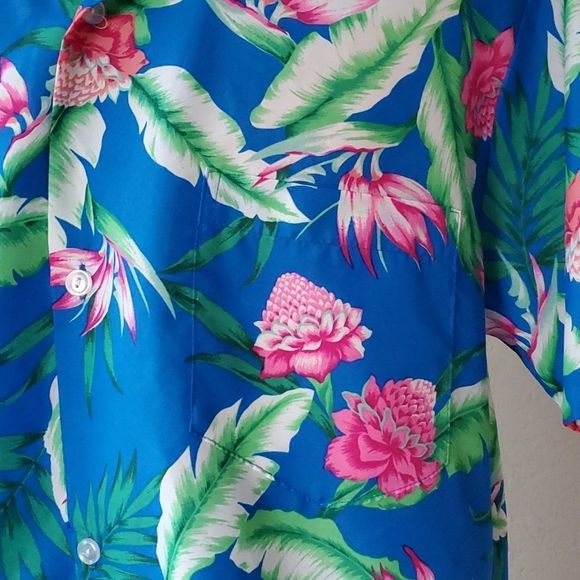80s Hawaiian shirt resort wear large - Picture 3 of 4